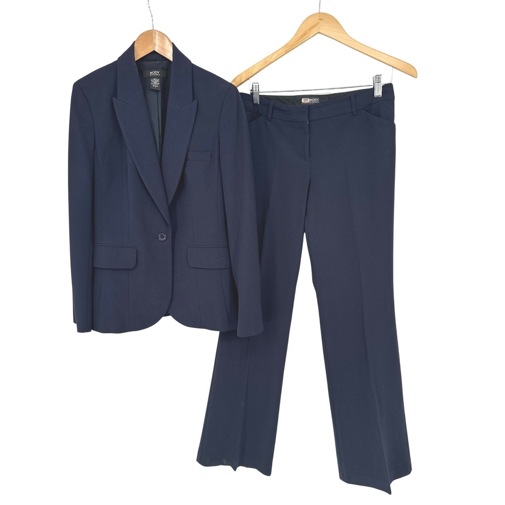 Victoria's Secret Navy Blue Women's Blazer & Trousers Suit Set